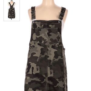 Wild fable camo overall dress